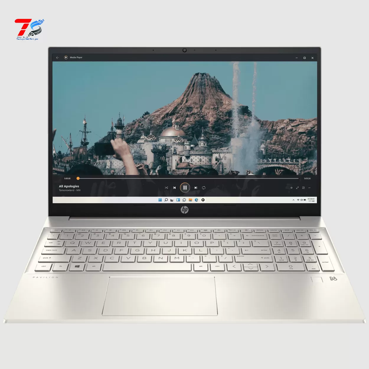 Máy tính xách tay HP Pavilion 15-eg2088TU i7-1260P/16G/512G/15.6FHD/W11SL/VÀNG (7C0R0PA)